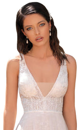 5 of 6 Clarisse 600206 Dress Ivory