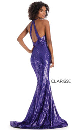 2 of 6 Clarisse 8004 Dress Purple