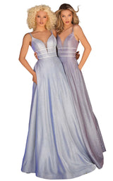 2 of 8 Clarisse 8008 Dress Shimmer-Lilac