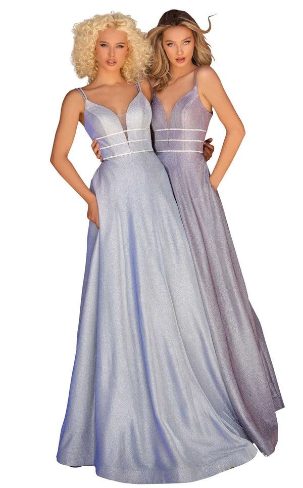 Clarisse 8008 Dress Shimmer-Lilac