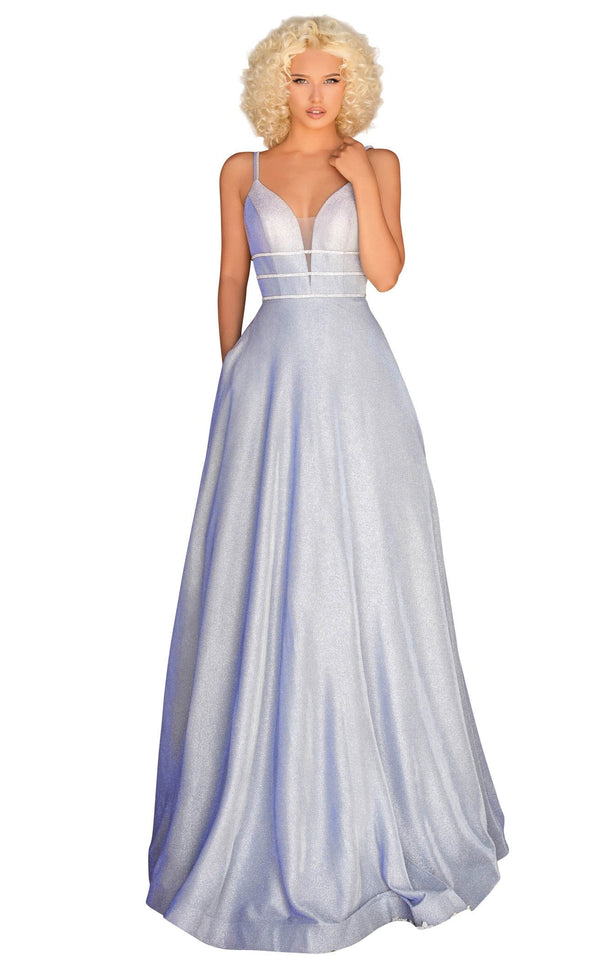 Clarisse 8008 Dress Shimmer-Blue