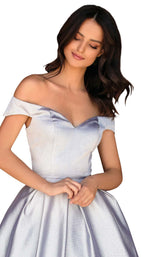 5 of 7 Clarisse 8010 Dress Slate-Purple