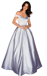 2 of 7 Clarisse 8010 Dress Slate-Purple