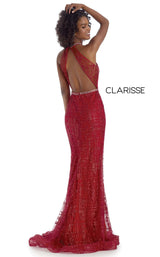 3 of 6 Clarisse 8018 Dress Deep-Red