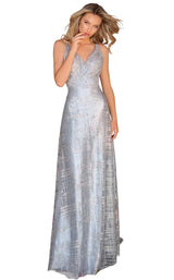 1 of 4 Clarisse 8019 Dress Silver