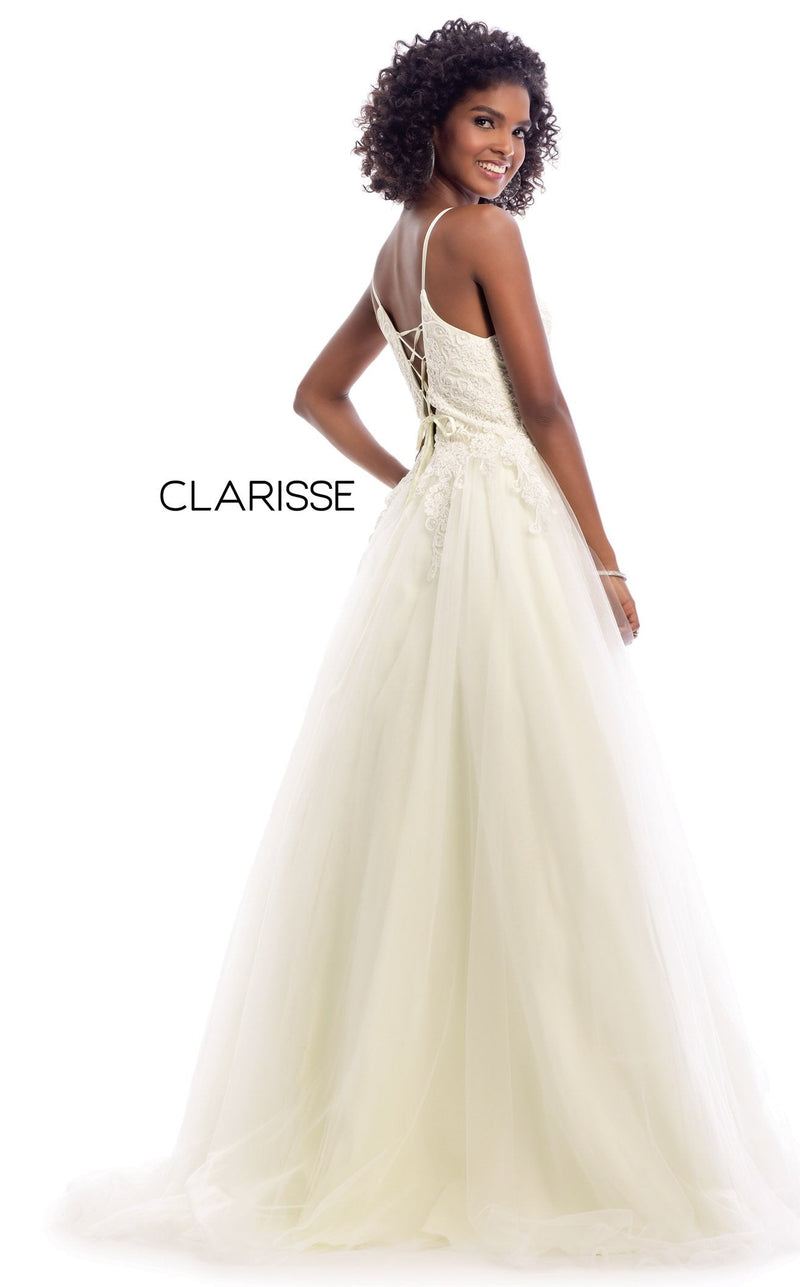 Clarisse 8034 Dress Pale-Yellow