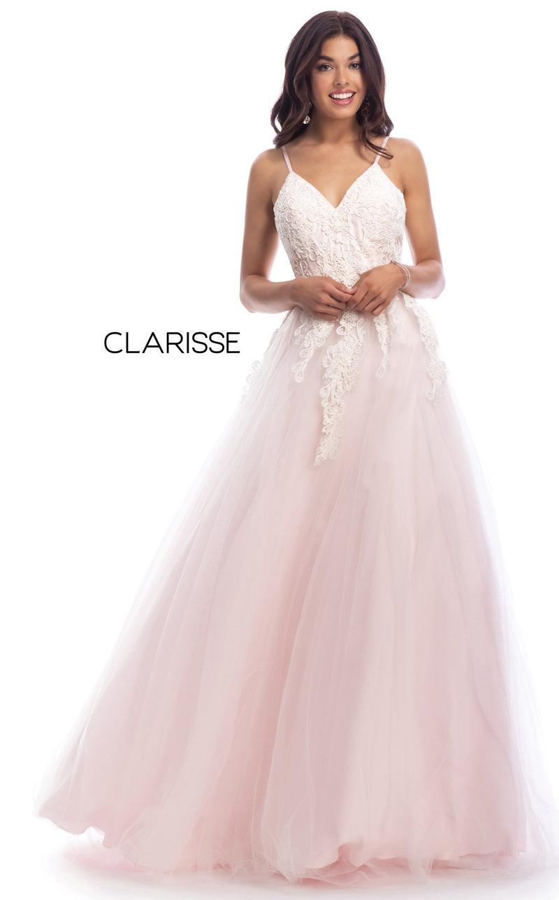 Clarisse 8034 Dress Pale-Pink