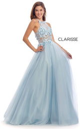 1 of 4 Clarisse 8036 Dress Dusty-Blue