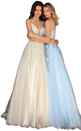 1 of 4 Clarisse 8037 Dress Lemon-Multi