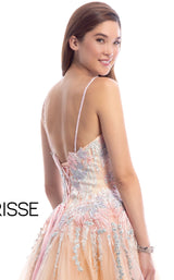 4 of 4 Clarisse 8038 Dress Blush-Multi