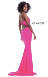 2 of 4 Clarisse 8044 Dress Neon-Pink