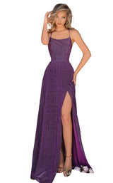 2 of 6 Clarisse 8052 Dress Purple