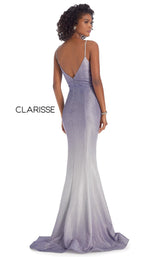 2 of 4 Clarisse 8069 Dress Purple-Ombre