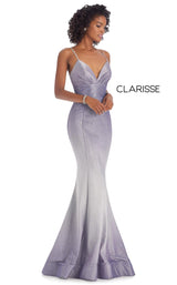 1 of 4 Clarisse 8069 Dress Purple-Ombre