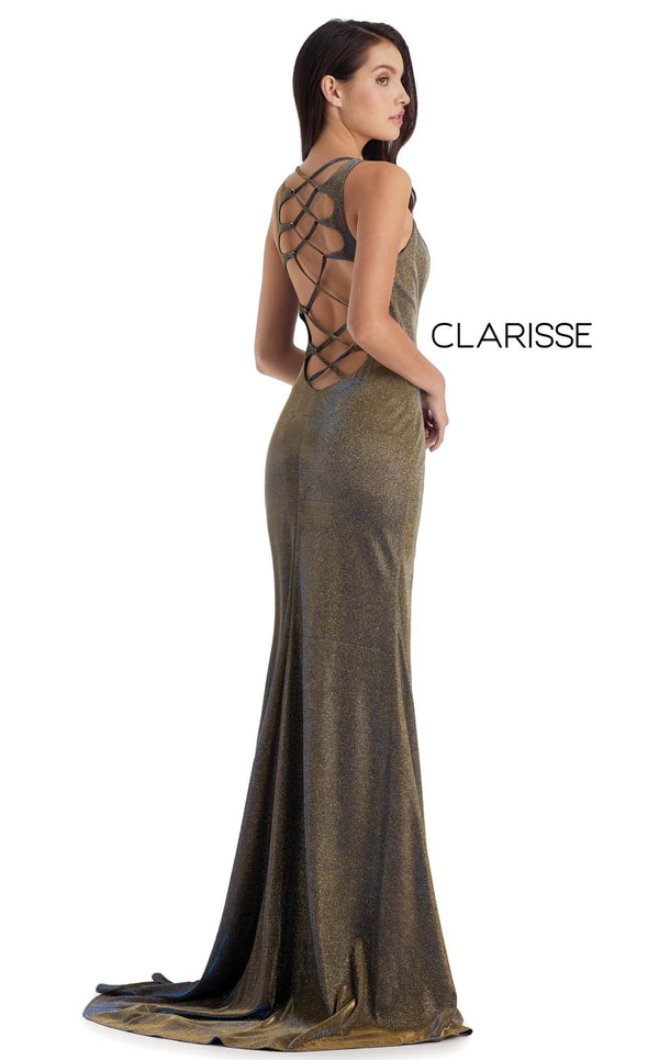 Clarisse 8071 Dress Gold-Royal