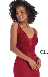 3 of 4 Clarisse 8076 Dress Crimson