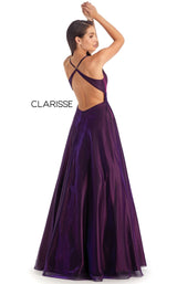 3 of 6 Clarisse 8086 Dress Purple-Fuchsia