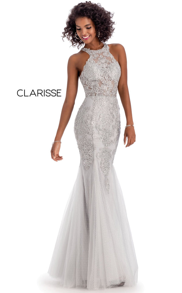 Clarisse 8094 Dress Silver