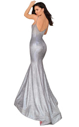 2 of 4 Clarisse 8096 Dress Metallic-Cotton-Candy