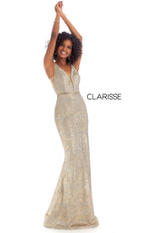 1 of 4 Clarisse 8115 Dress Gold