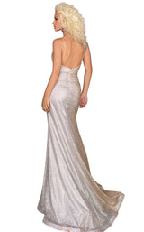 2 of 4 Clarisse 8117 Dress Gold-Silver
