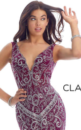 3 of 4 Clarisse 8127 Dress Bordeaux