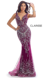 1 of 4 Clarisse 8127 Dress Bordeaux
