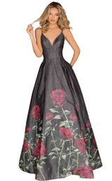 1 of 4 Clarisse 8131 Dress Black-Print
