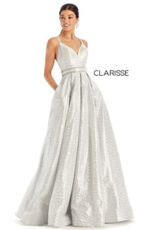 1 of 4 Clarisse 8132 Dress Silver