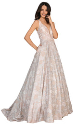 1 of 4 Clarisse 8133 Dress Dark-Champagne