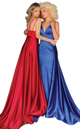 2 of 4 Clarisse 8141 Dress Vamp-Red