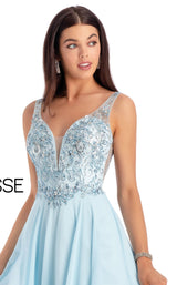 3 of 4 Clarisse 8154 Dress Light-Blue