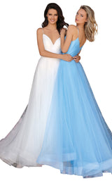 1 of 2 Clarisse 8158 Dress Sky-Blue