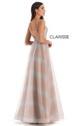 2 of 4 Clarisse 8159 Dress Silver-Rose-Gold