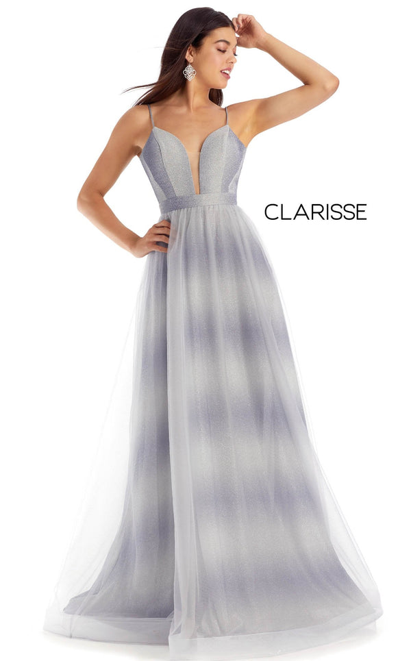 Clarisse 8159 Dress Silver-Heather