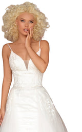 6 of 8 Clarisse 8160 Dress Ivory