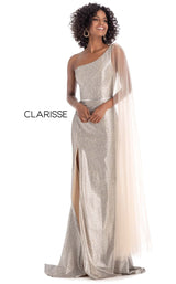 1 of 4 Clarisse 8170 Dress Champagne-Print