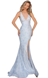 1 of 4 Clarisse 8198 Dress Winter-Blue