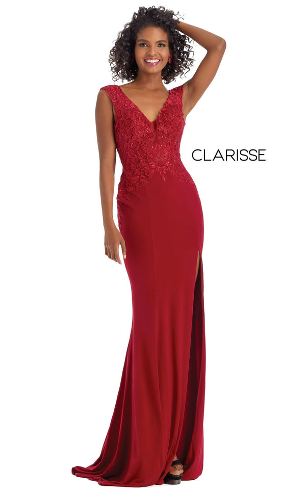 Clarisse 8208 Dress Wine