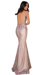 2 of 4 Clarisse 8220 Dress Rose-Gold