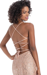 4 of 4 Clarisse 8222 Dress Rose-Gold