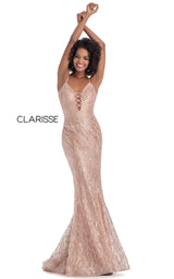 1 of 4 Clarisse 8222 Dress Rose-Gold