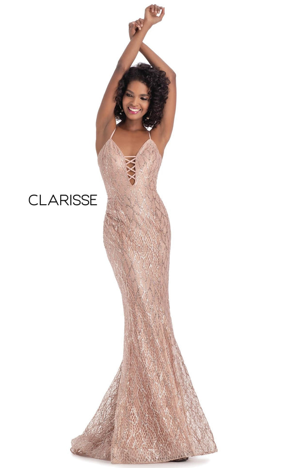 Clarisse 8222 Dress Rose-Gold