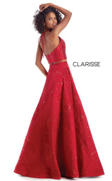 2 of 4 Clarisse 8229 Dress Vamp-Red