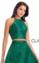 3 of 4 Clarisse 8229 Dress Forest-Green
