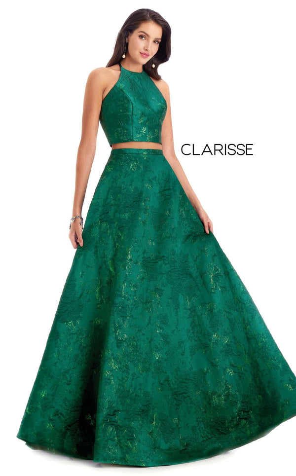 Clarisse 8229 Dress Forest-Green