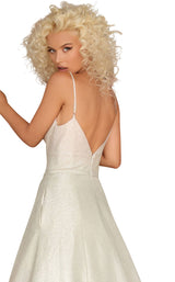 8 of 8 Clarisse 8233 Dress Champagne-Wine-Ombre