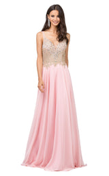 1 of 3 Dancing Queen 2259 Dress Blush