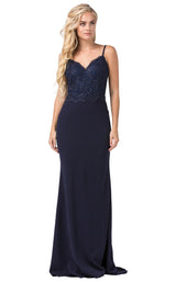 3 of 4 Dancing Queen 2620 Dress Navy