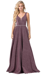 1 of 5 Dancing Queen 2706 Dress Mauve